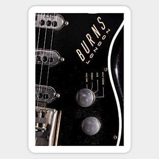 Burns of London Guitar Controls Sticker